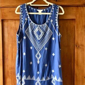 Sundance Blue Graphic Tank Top
